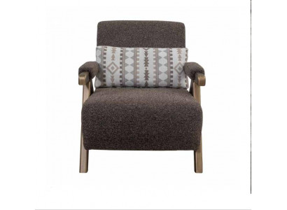 Bruine fauteuil Ontwerper Eenpersoons Woonkamer 1-zitter Luxe Stoel Nieuw