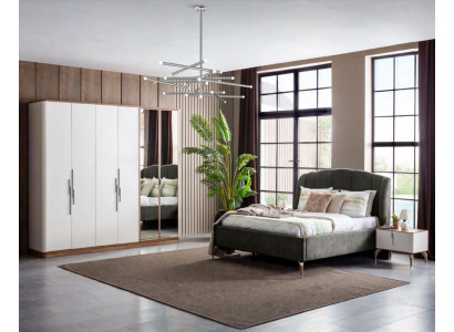 Luxe slaapkamer set Luxe compleet bed 2x nachtkastje Modern 3-delig Nieuw