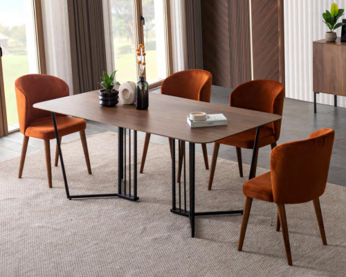 Roestvrijstalen eettafel eetkamer woonkamer moderne tafels design metaal nieuw