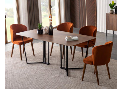 Roestvrijstalen eettafel eetkamer woonkamer moderne tafels design metaal nieuw