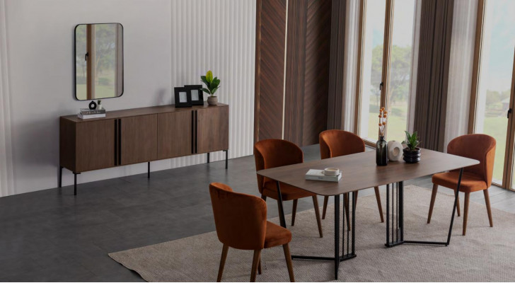 Roestvrijstalen eettafel eetkamer woonkamer moderne tafels design metaal nieuw