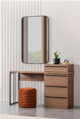 Modern Design Kaptafel met Spiegel Luxe Slaapkamermeubels 2-delig Nieuw