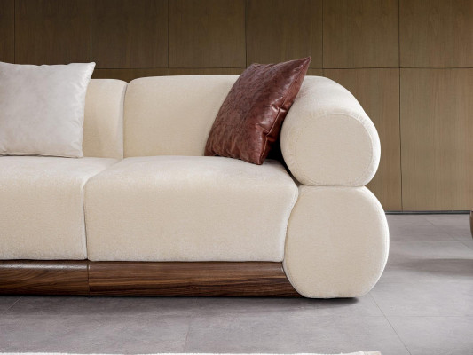 Moderne bankstel bank gestoffeerde fauteuil Nieuwe inrichting Ontwerper