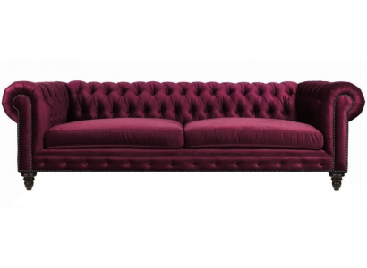 Bankstellen Stoffen bank Creatieve meubels 3-zits Nieuw Chesterfield bank Bordeaux