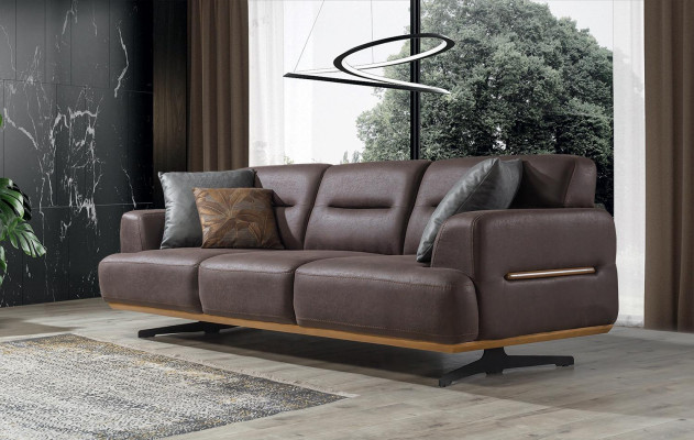 Luxe inrichting gestoffeerde zits fauteuil woonkamer meubels bank bankstel driezitter