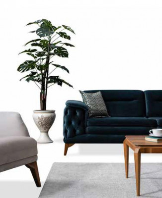 Moderne Chesterfield bankstel Driezitsbank Tweezitsbank Fauteuil Zit Set