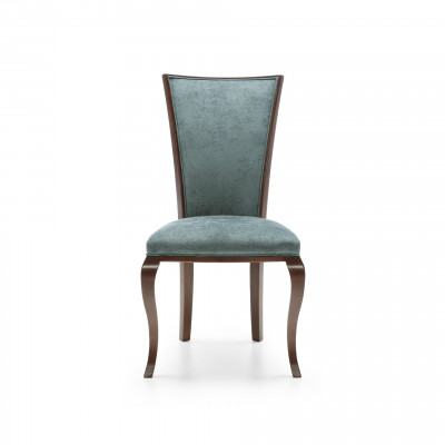 Eetkamergroep 6 x armstoel fauteuil set eetkamerstoel hout bekleding nieuw