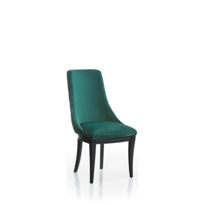 Groene stoelen 4x Luxe Klassieke Eetkamer Stoel Stoelen Zit Moderne Massief Hout