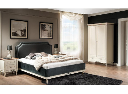 Bed Polster Design Luxus Hotel Bedden Echtelijk 140/160cm Slaap Kamer Dubbel Textiel