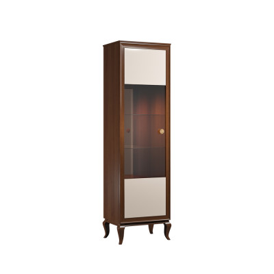 Klassieke kasten Vitrines Woonkamer meubels Edele luxe kast Vitrine Glas