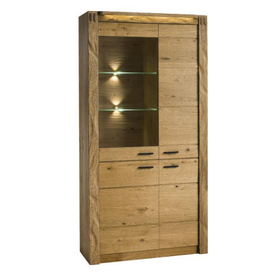 Vitrine kast dressoir woonkamer glazen plank vitrines rekken houten kasten nieuw