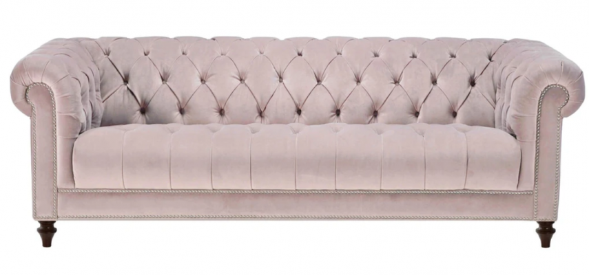 Chesterfield Oudroze Nieuw Driepersoons Stoffen Design Bankstellen Gestoffeerde Bank Banken