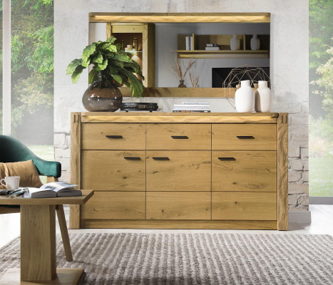 Kast dressoir ladenkast kast dressoir houten kast plank tv-meubel