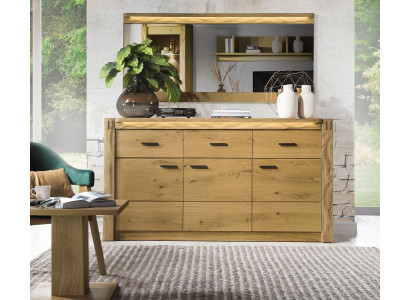 Ladenkast Hoge Kast Zijlaag Laag Bord Laden Ontwerper Edel Luxe Kasten Hout