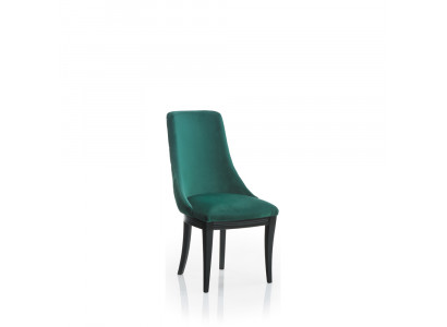 Groene stoelen 2x Luxe Klassieke eetkamerstoel Stoelen Zitting Modern Massief hout