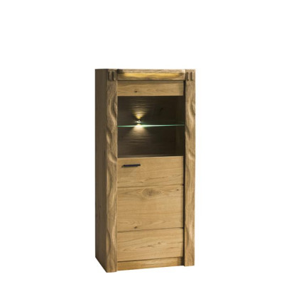 Muurkast Kasten Vitrine Glas Ontwerp Hoog Hout Vitrines Woonkamer Meubels