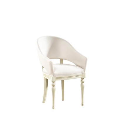 Fauteuil stoel 1x eetkamer lounge zitkussenstoel nieuw textiel tv leunstoel