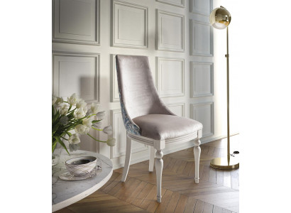 Ontwerperstoel Luxe Fauteuil Gestoffeerde Stoelen 1x Fauteuil Woon Eetkamer Textiel