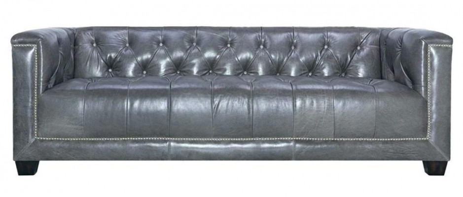 Bruine driezits leren Chesterfield woonkamer modern design bankstellen bank nieuw