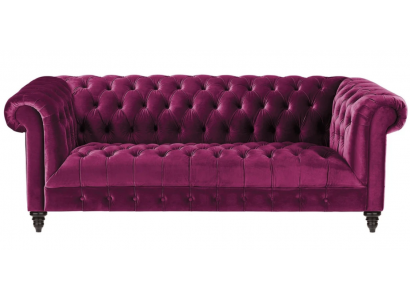 Roze driezits stoffen Chesterfield-design banken bekledingssofa's, origineel nieuw.