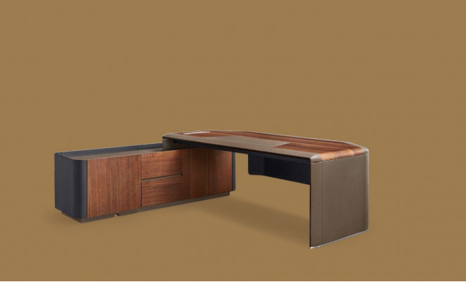 Tafel Bureau Kantoor Inrichting Meubel Set Salon Fauteuils Tafels 2-delig.