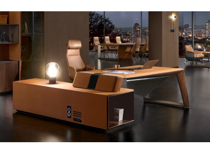 Ontwerpbureau werkkamer set fauteuil hoekbureau compleet set