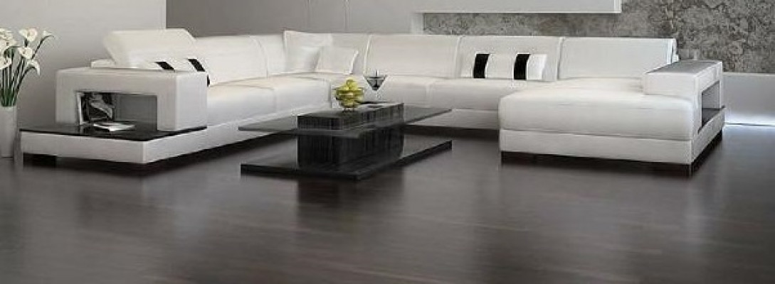 Woonlandschap bank bekleding hoek bankstel ontwerper leren bank Grote bank met USB