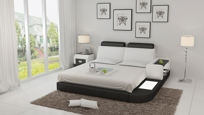 Bed met USB - Boxspring - Luxe bed - Tweepersoonsbed - Bedden in 140/160/180 cm.