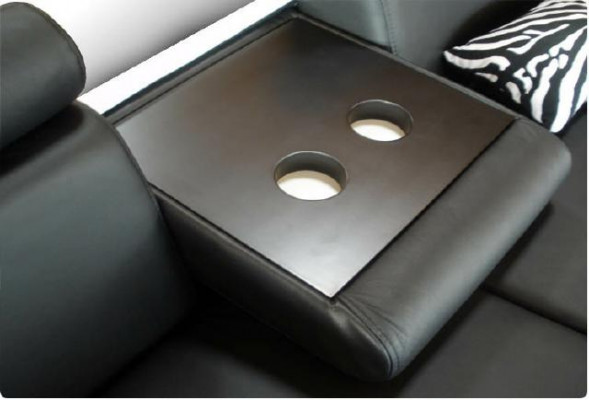 LEREN BANKSTEL DESIGNER LEREN BANKSTEL HOEKBANK SET BANK WOONLANDSCHAP NIEUW ZWART