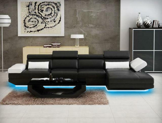 Woonlandschap Beklede Hoekbank Hoekbank Bankstel Landschap Leer - AlfredC