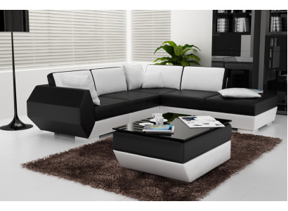 Leren bank Bank Bankstel Nieuw Hoekbank Hoek Lounge Decor Modern Design