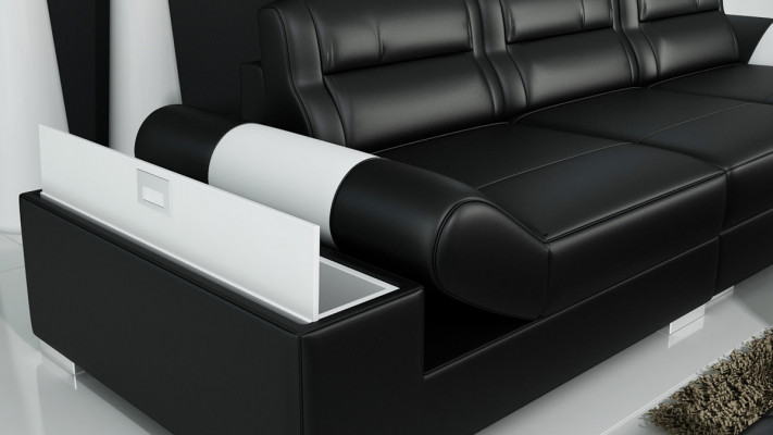 Lederen bank Bank Bank Bankstel Nieuw 3+3 zits bankstel Design Nieuw