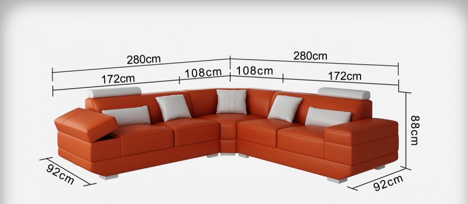 Leren bank bank woonlandschap modern hoekbank hoekbank design set  Leren bank bank woonlandschap moderne hoekbank hoekbank ontwerp set