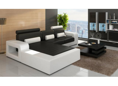 LEDER *MOD H2209 BETA* HOEKBANKSTEL LEDEREN BANKSTEL NIEUWE BANKSTEL HOEKBANK