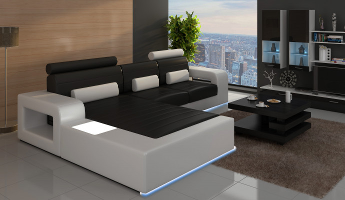 LEDER *MOD H2209 BETA* HOEKBANKSTEL LEDEREN BANKSTEL NIEUWE BANKSTEL HOEKBANK