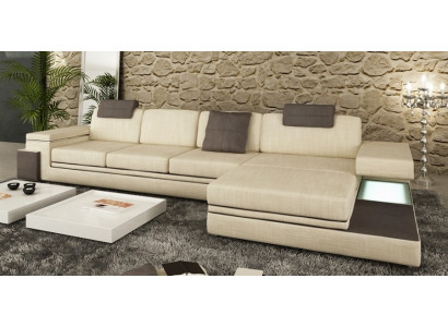 Ontwerp leren bankbank bank bankstel woonlandschap set hoekstof