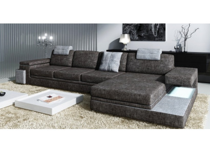 Ontwerp leren bankstel bankstel stoffering woonlandschap hoek textiel