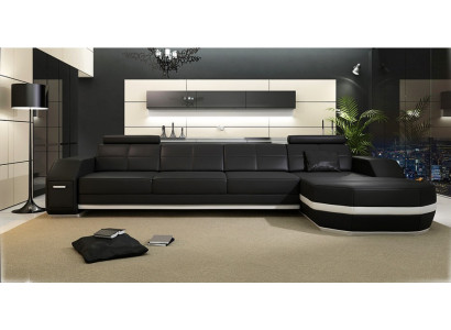 Ontwerp hoekbank bank bekleding hoek garnituur lederen bank hoek woonlandschap PH300B