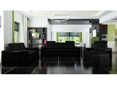 LEREN BANKSTEL DESIGN BANKSTEL BANKSTEL 3+2+1 BANKSTEL BANKSTEL BEKLEDINGSET
