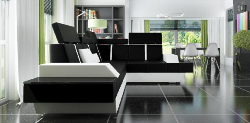 Ontwerper leren bank woonlandschap gestoffeerde bank bank hoekbank hoekbank leren bank