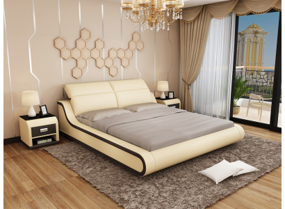 Bed met USB gestoffeerd bed Tweepersoonsbed Huwelijksbed Bedden 140/160/180 LB8835