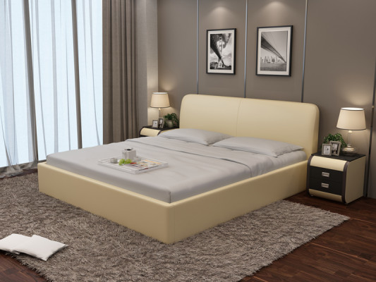 Bed met USB Polsterbed Luxe bed Tweepersoonsbed Huwelijksbed Bedden 140/160/180 cm