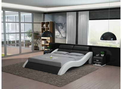 Lederen bedontwerp Gestoffeerde bedden Luxe dubbel huwelijk 140/160/180 LB8828