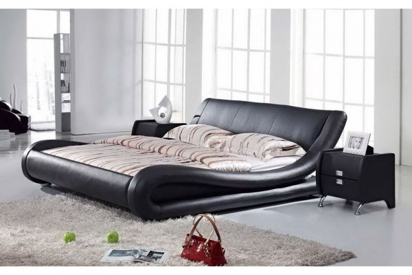 XXL Tweepersoonsbed Leren Bed Bedden Lederen Lederen Bekleding Huwelijk Designer Nieuw  XXL tweepersoonsbed Leren Bed Bedden Lederen Lederen Bekleding Huwelijk Designer Nieuw