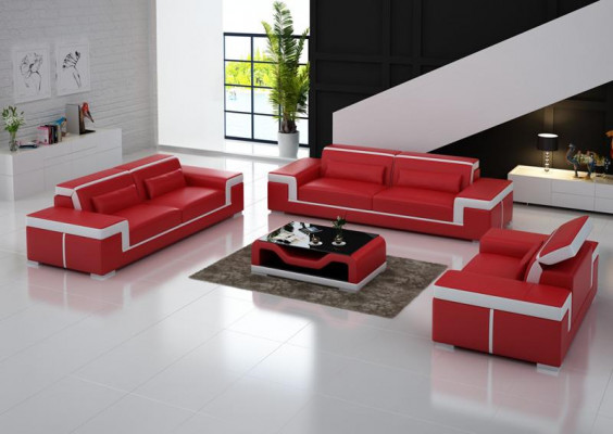 Ontwerp leren bank bank gestoffeerde bank bank bank bank bankbank 3-zits woonkamer zit nieuw