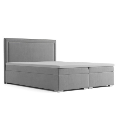 Boxspring Design Bed Hotel Tweepersoonsbedden Luxe Gestoffeerde Doos Functie Fluweel Nieuw