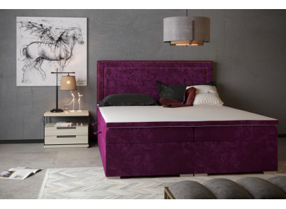 Boxspring bed hotel dubbel bed luxe bedden gestoffeerd 90/100/120/160/180x200cm.
