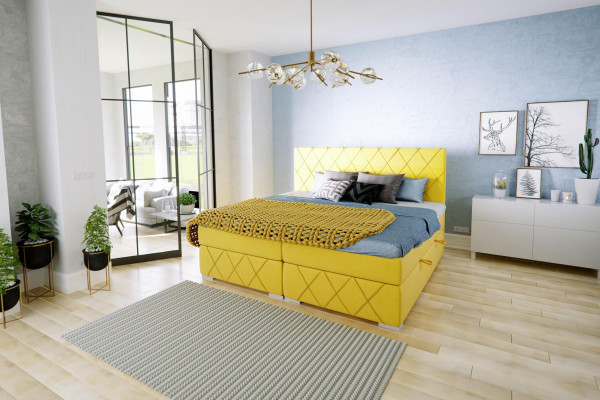Bed Compleet Set Dubbel Matras Boxspring Topper Bedden Functie Doos