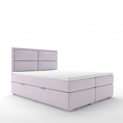 Boxspring Bed Hotel Dubbel Compleet Set Topper Matras Bed Functie Doos