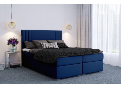 Moderne boxspringbedden hotel dubbel luxe bed gestoffeerde boxfunctie stof